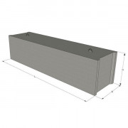 Фундаментный блок ФБС 9.3.6-Т  (цена по запросу)