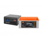 Комплект резервного живлення LogicPower ДБЖ 1050W + літієва (LiFePO4) батарея 2560Wh