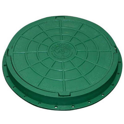 Люк садовый зеленый 1.5т Люк садовый зеленый 1.5т