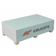 Вологостійка гіпсокартонна плита KRUGIPS (H2) 2500x1200x12,5 мм