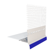 Уголок ПВХ капельный с сеткой (10+10) 2500 мм
