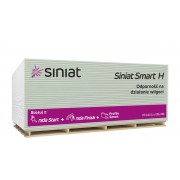 Гіпсокартон вологостійкий стіновий NIDA SMART H (2500x1200x12.5мм)