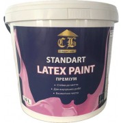 Краска водно-дисперсионная акриловая латексная  STANDART LATEX PAINT 1 л