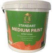 Фарба водно-дисперсійна акрилова STANDART MEDIUM PAINT 1 л