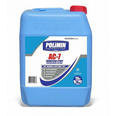Грунтовка Polimin АС-7 Фасад-грунт 10 л Грунтовка Polimin АС-7 Фасад-грунт 10 л