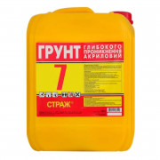 Грунтовка акриловая СТРАЖ - 7, 10 Л