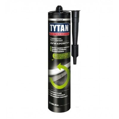 Герметик битумный Tytan черный 310 мл Герметик битумный Tytan черный 310 мл