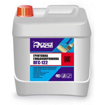 Грунтовка глубокопроникающая Полипласт ПГС-122 10 л Грунтовка глубокопроникающая Полипласт ПГС-122 10 л