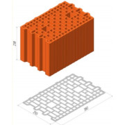 Керамический блок Теплокерам 25