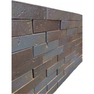 Кирпич клинкерный Керамейя КлинКерам (Рустика Графит 6) 36% Кирпич клинкерный Керамейя КлинКерам (Рустика Графит 6) 36%