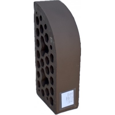 Кирпич керамический фасонный СБК Коричневый (Какао /ВФ03/ Кч1) Кирпич керамический фасонный СБК Коричневый (Какао /ВФ03/ Кч1)