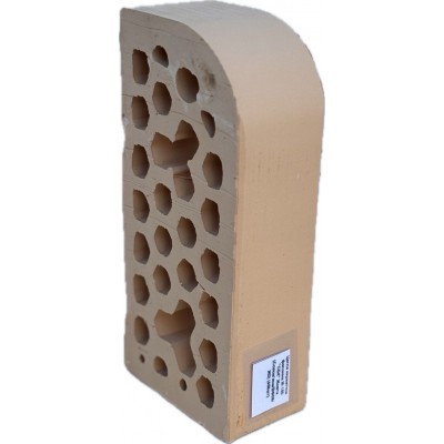 Кирпич керамический фасонный СБК Жолтый (Соломенная /ВФ08/ Ж0) Кирпич керамический фасонный СБК Жолтый (Соломенная /ВФ08/ Ж0)