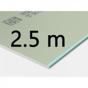 Гипсокартон влагостойкий потолочный Knauf (2500x1200x9.5мм)