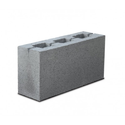 Бетонный блок STANDART 390х120х190 Бетонный блок STANDART 390х120х190