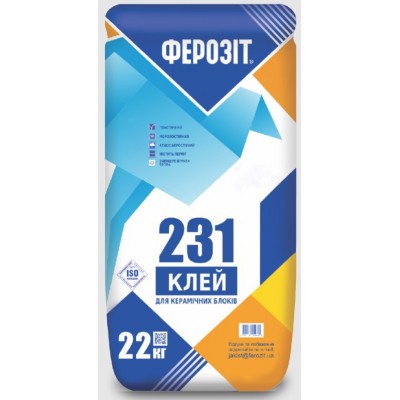 Ferozit 231 Клей для керамических блоков Ferozit 231 Клей для керамических блоков