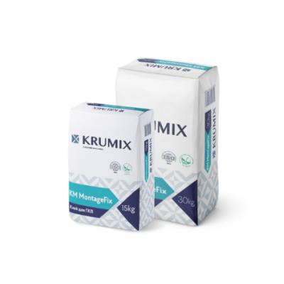 Krumix KM MontageFix Клей для гипсокартона 30 кг Krumix KM MontageFix Клей для гипсокартона 30 кг