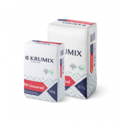 Krumix KM Universal Штукатурка гіпсова легка 30 кг Krumix KM Universal Штукатурка гіпсова легка 30 кг