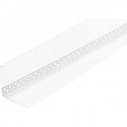 Уголок ПВХ перфорированный с сеткой 70х70х2500 мм