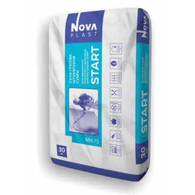 Nova Plast MH-75 GIPS Гипсовая штукатурка Nova Plast MH-75 GIPS Гипсовая штукатурка