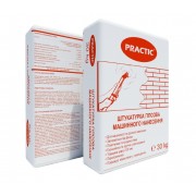 Штукатурка гiпсова машинного нанесення Practic М