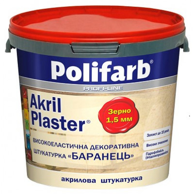 Polifarb Akril-Plaster Декоративная штукатурка "БАРАШЕК" Polifarb Akril-Plaster Декоративная штукатурка "БАРАШЕК"
