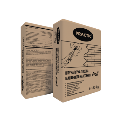 Штукатурка гипсовая машинная Practic PROFI Штукатурка гипсовая машинная Practic PROFI