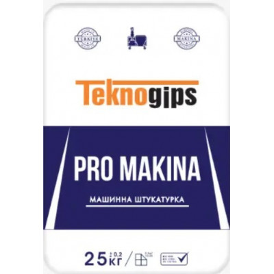 Teknogips PRO MAKINA Машинная штукатурка (Собственный импорт) Teknogips PRO MAKINA Машинная штукатурка (Собственный импорт)