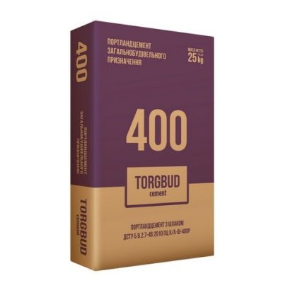 Цемент TORGBUD 400 ПЦ II А-Ш, 25 кг Цемент TORGBUD 400 ПЦ II А-Ш, 25 кг