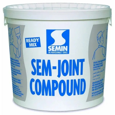 Шпаклевка готовая SEMIN SEM-JOINT COMPOUND, 25кг Шпаклевка готовая SEMIN SEM-JOINT COMPOUND, 25кг